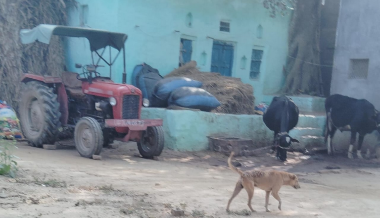 A tractor was stolen from a house in Fatehpur,