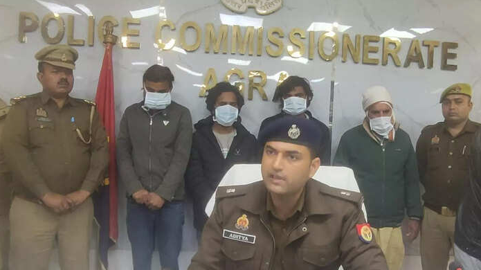 Fake Liquor Factory Busted in Agra, Four Arrested