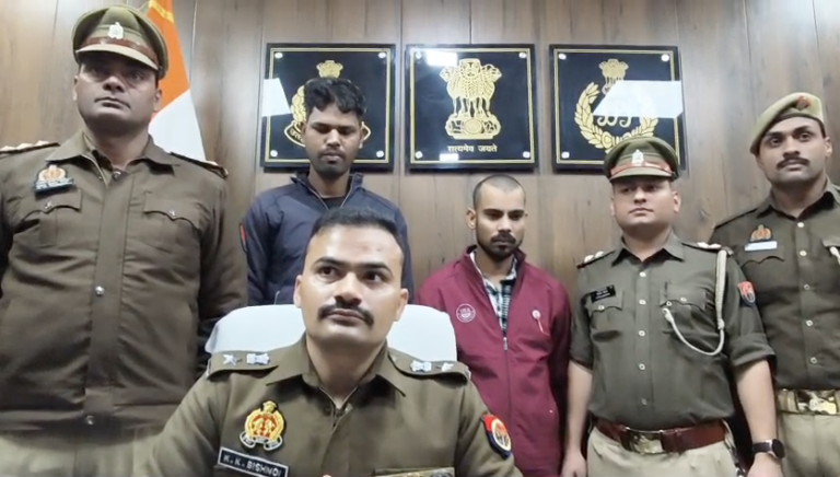 In the Sambhal mini-truck theft case, police have arrested two suspects