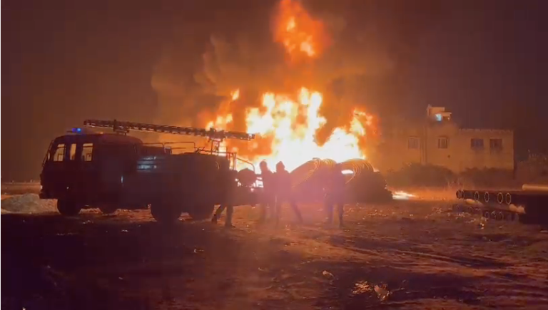 A middle-aged man sleeping outside his house was brutally murdered with a sharp weapon