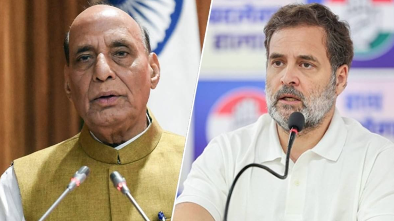 Rajnath Singh Slams Rahul Gandhi’s Statement, Uproar in Lok Sabha Over Doklam Remarks