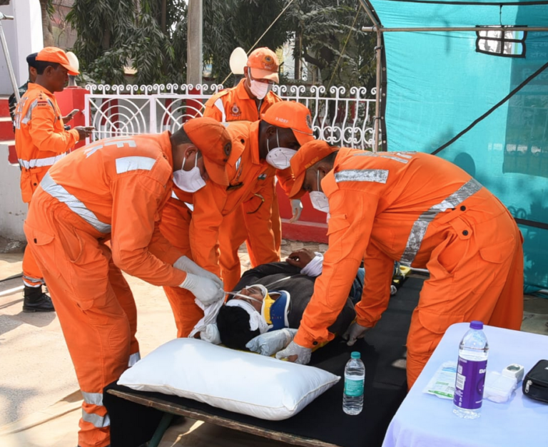 Successful Earthquake Disaster Mock Drill Conducted in Madhubani; All Stakeholders Demonstrated Swift Response