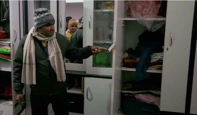 Thieves are causing widespread terror in Rampur, targeting three houses.