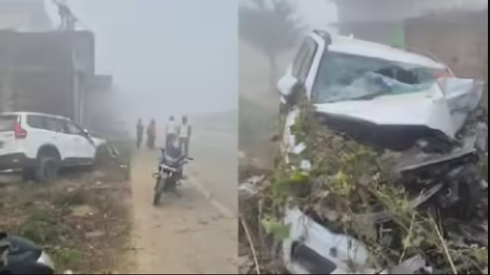 Police Vehicle Crashes into Tree in Gorakhpur; Sub-Inspector Dead, Five Policemen Injured