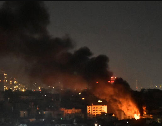 Israel Strikes Hezbollah Bases in Beirut; Iran Targets US Airbase in Bahrain