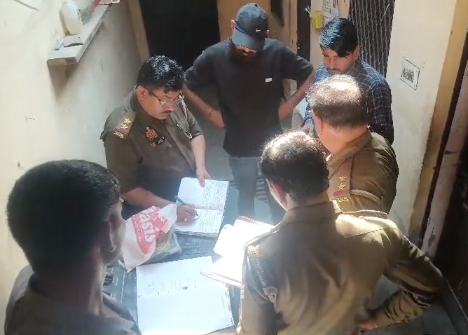 A 21-year-old woman committed suicide by hanging herself at the gate of her house in Indirapuram, Ghaziabad.