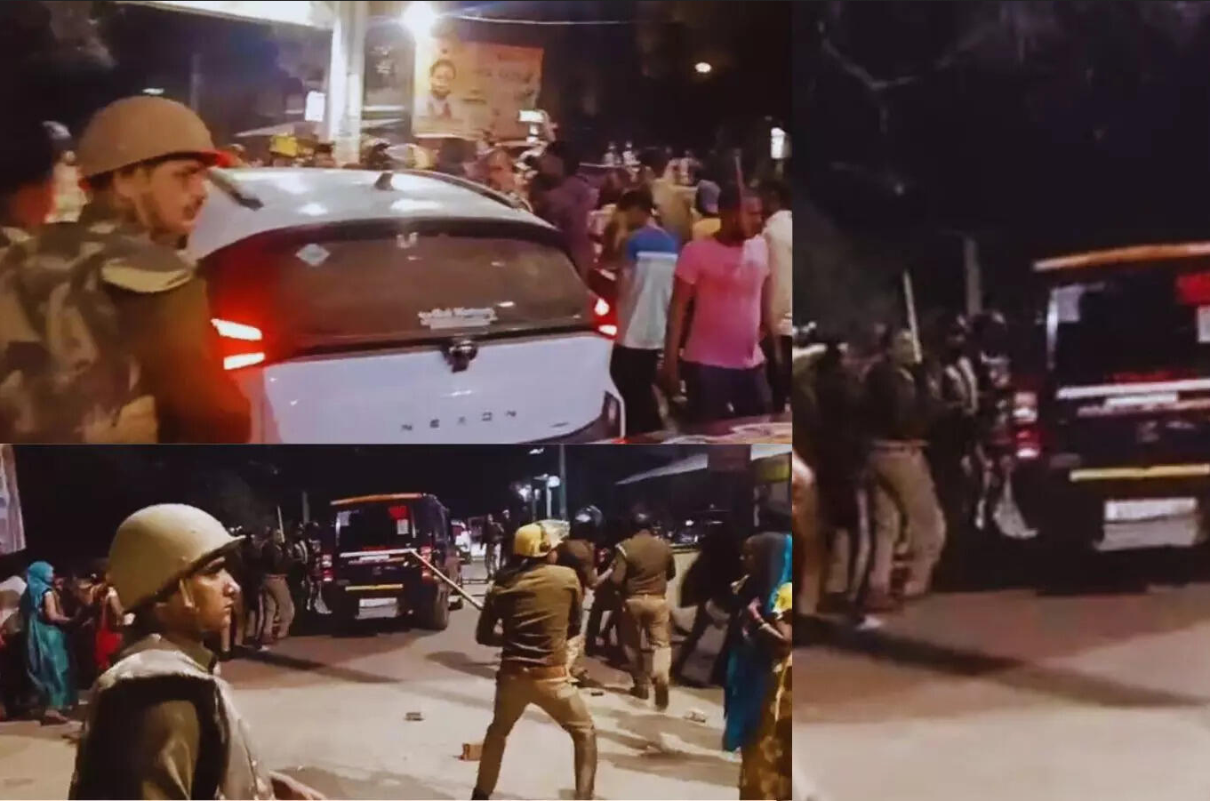 Clash Between Police and Villagers in Unnao’s Hadha Village During Holi,