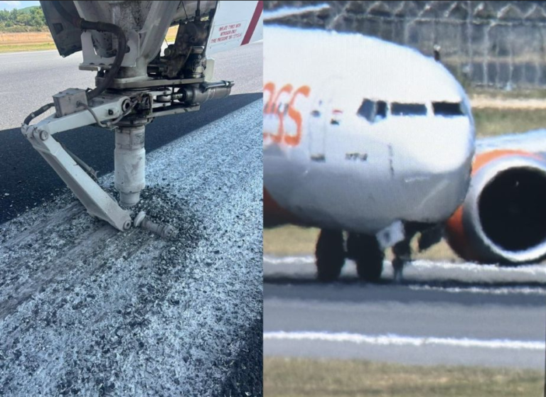 Air India Express Flight Makes Hard Landing at Phuket Airport Due to Nose Wheel Issue; All Passengers Safe