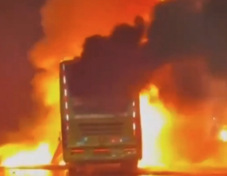 Horrific Bus Accident: At Least 13 People Burn to Death