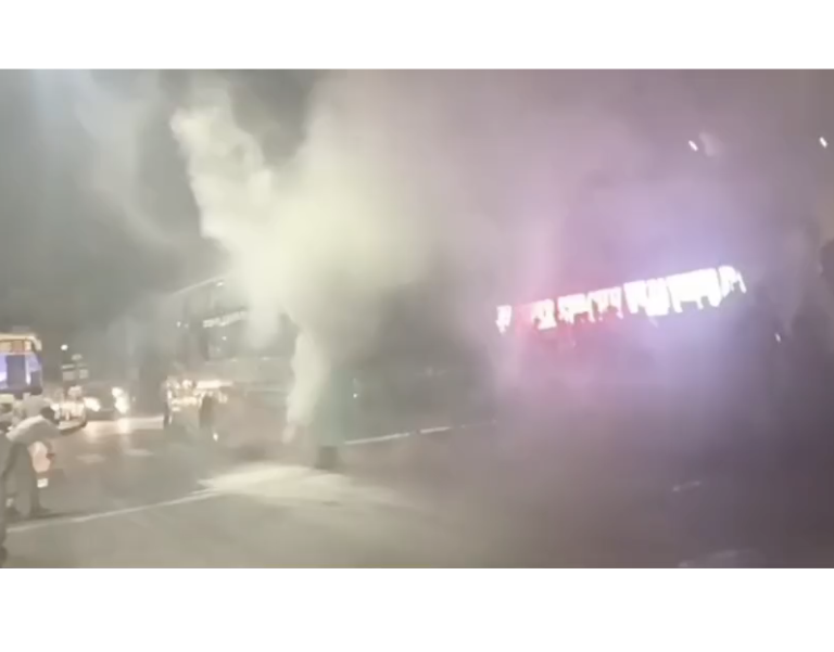 Bus Fire in Vijayawada & Train Derailment in Nellore, Major Accidents Averted