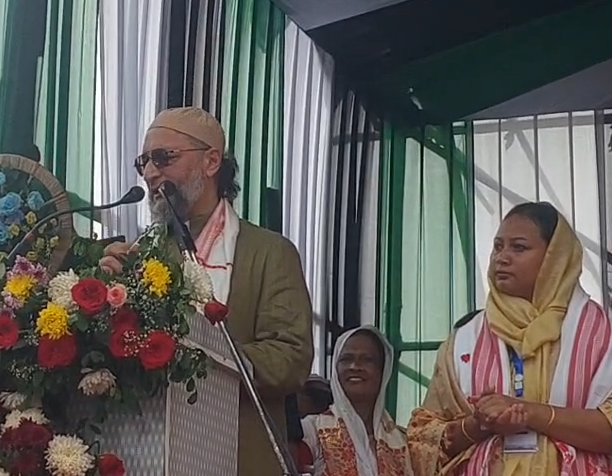 Barrister Asaduddin Owaisi Campaigns in Assam for the First Time