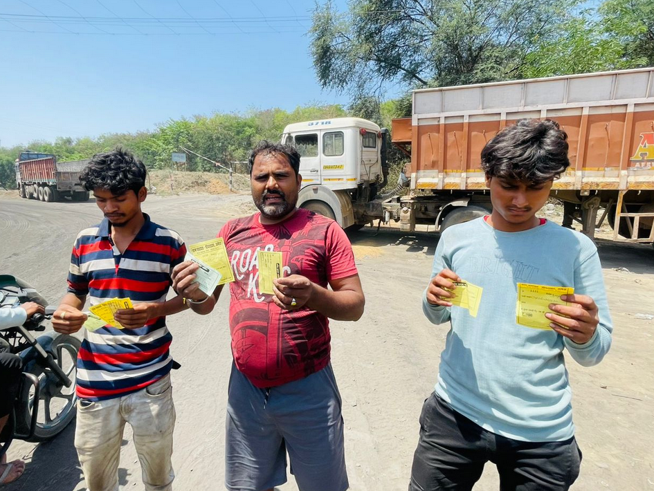 Illegal Extortion at Amera Coal Mine Gate