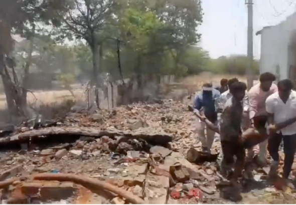 Satya Sai Explosion Tragedy: 4 Dead, 21 Injured After Detonators and Gas Cylinder Blast
