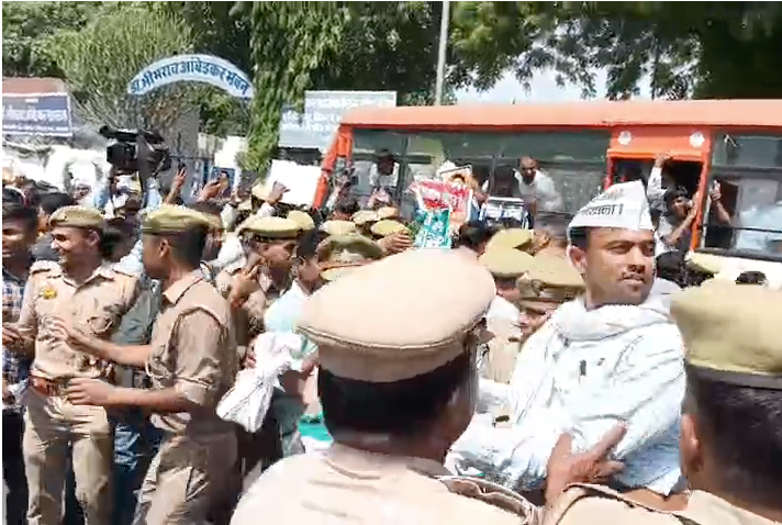 69000 Teacher Recruitment Protest in Lucknow: Demonstrators Shifted to Eco Garden, Warn of Bigger Agitation