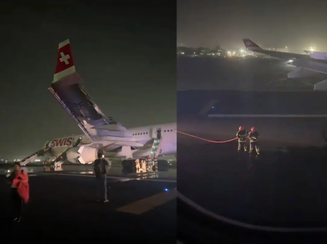 Swiss Air Delhi–Zurich Flight Aborts Takeoff After Engine Issue; 4 Passengers, 1 Crew Injured