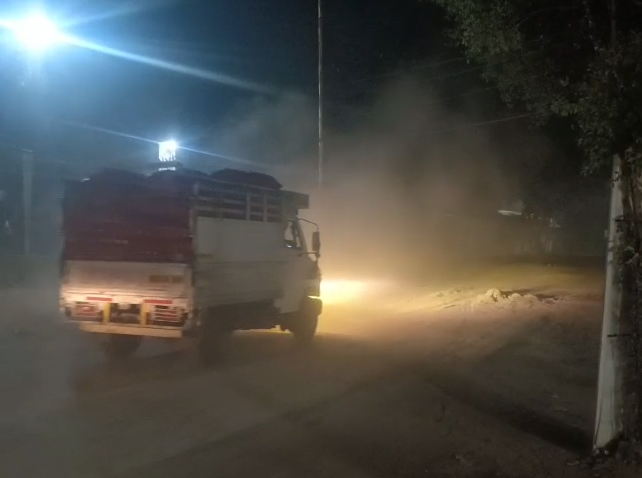 Uncontrolled NTPC fly ash trucks are troubling the public