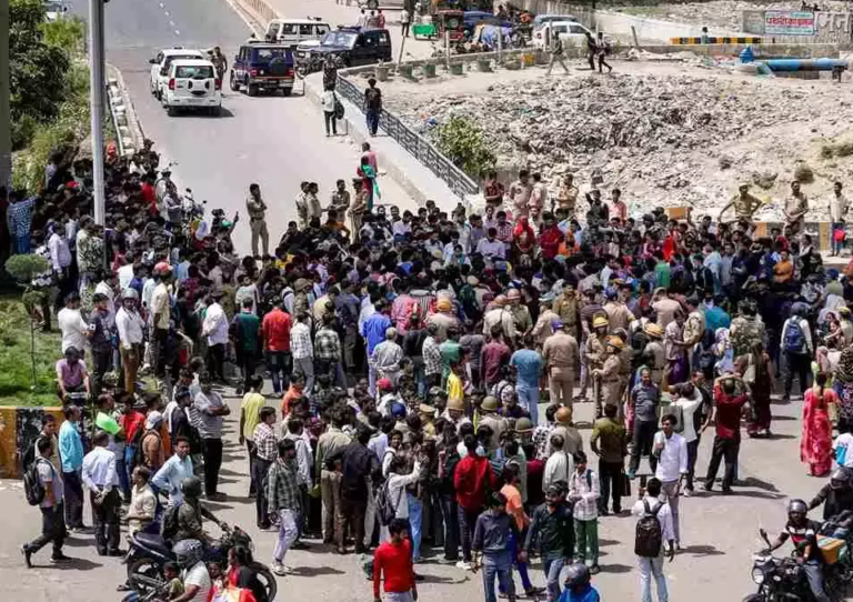 Violent Labor Protest Erupts in Noida with Vandalism and Arson