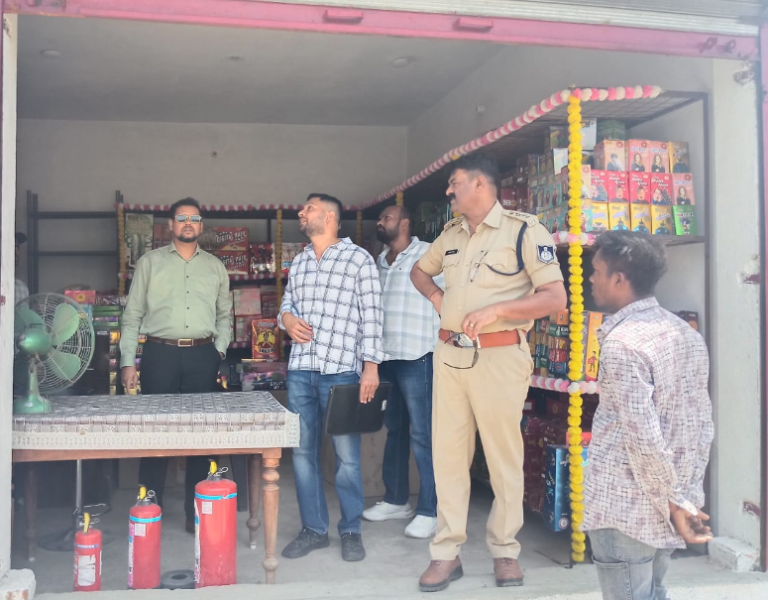 Administration Inspects Firecracker Warehouses in Betul