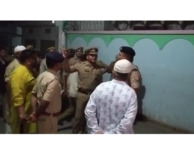 Etah Police On High Alert Ahead Of Eid, SSP And SP Lead Flag March In Sensitive Areas