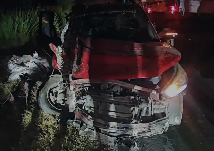 High-Speed Truck Rams Creta Car In Etah, Two Injured In Major Road Accident