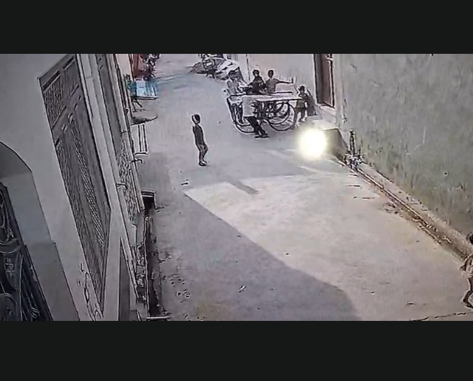 Innocent Child Loses Life While Playing; Tragic Accident Captured on CCTV