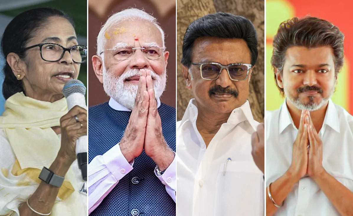 Major Political Shift in 5-State Results: BJP Wins Bengal, UDF Leads in Kerala, Thalapathy Factor in Tamil Nadu, NDA Holds Assam
