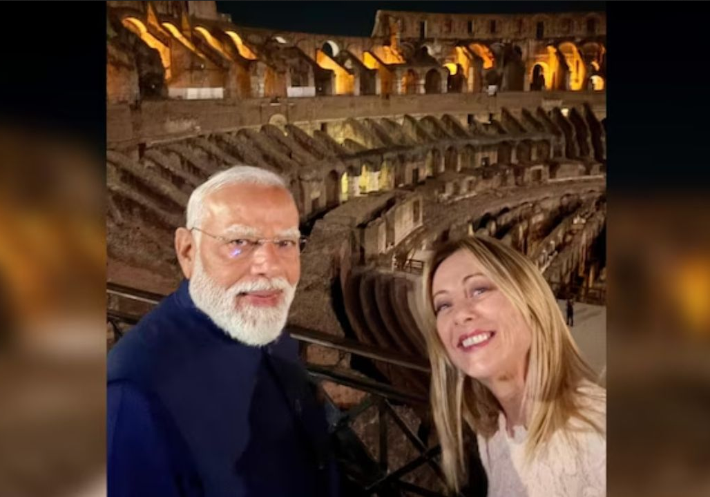 PM Modi-Meloni Colosseum Visit Goes Viral