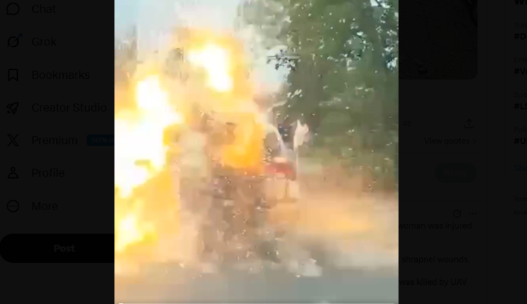 Russian Drones Target UN Vehicles in Ukraine, Attack Video Goes Viral