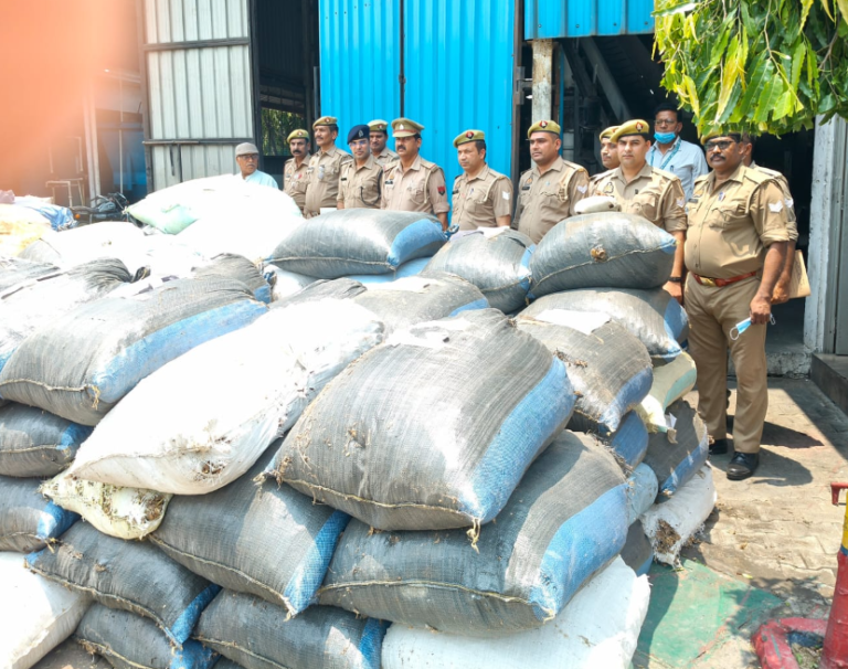 Amroha Police Destroys Drugs Worth ₹15.5 Crore Under Operation Dahan