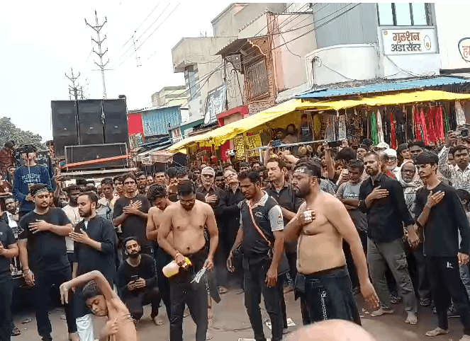 Ashura Procession Held In Burhanpur, Mourners Pay Tribute To Imam Hussain
