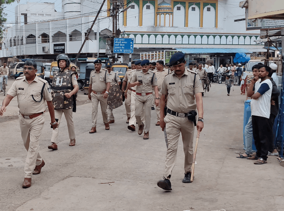 Burhanpur Police On High Alert Ahead Of Muharram, Drone And CCTV Surveillance Planned