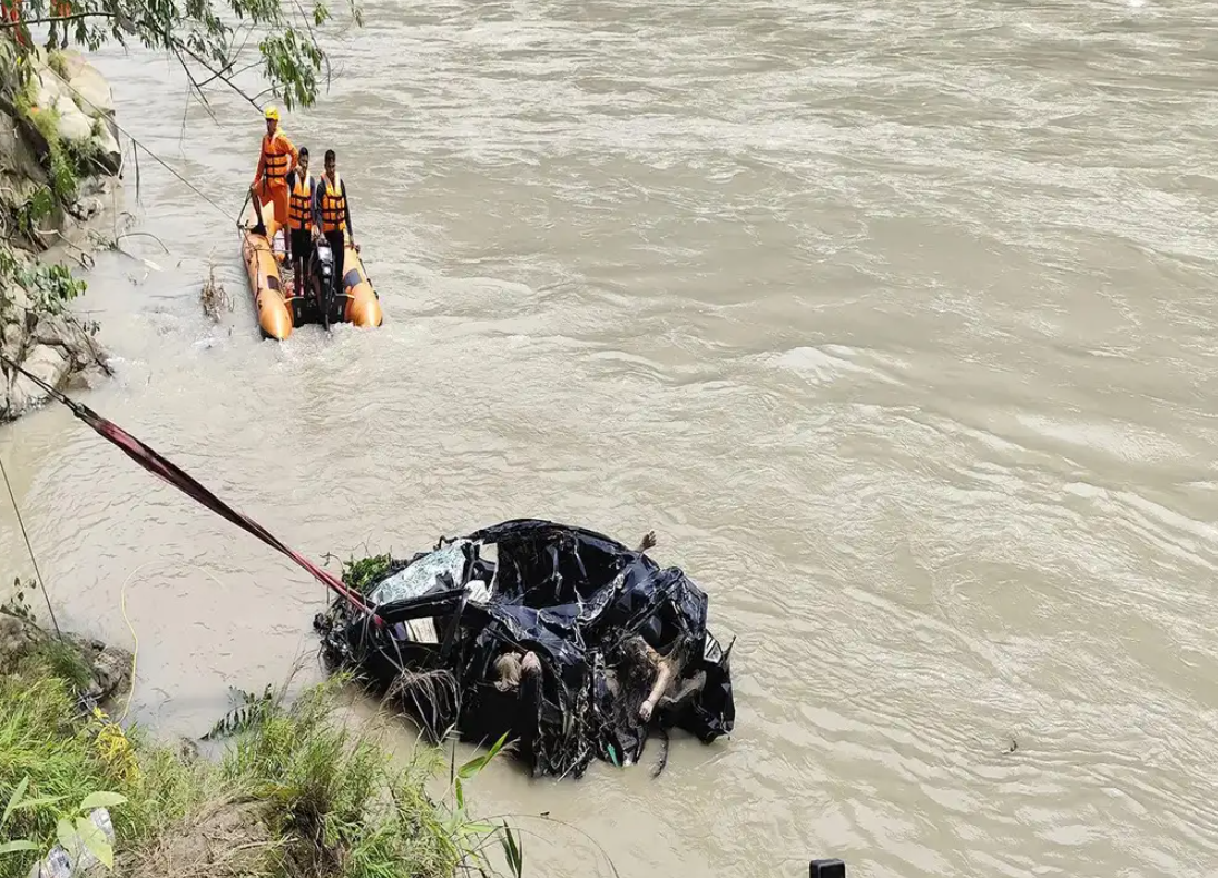 Car Plunges Into Teesta River, Four Family Members Killed In Tragic Accident