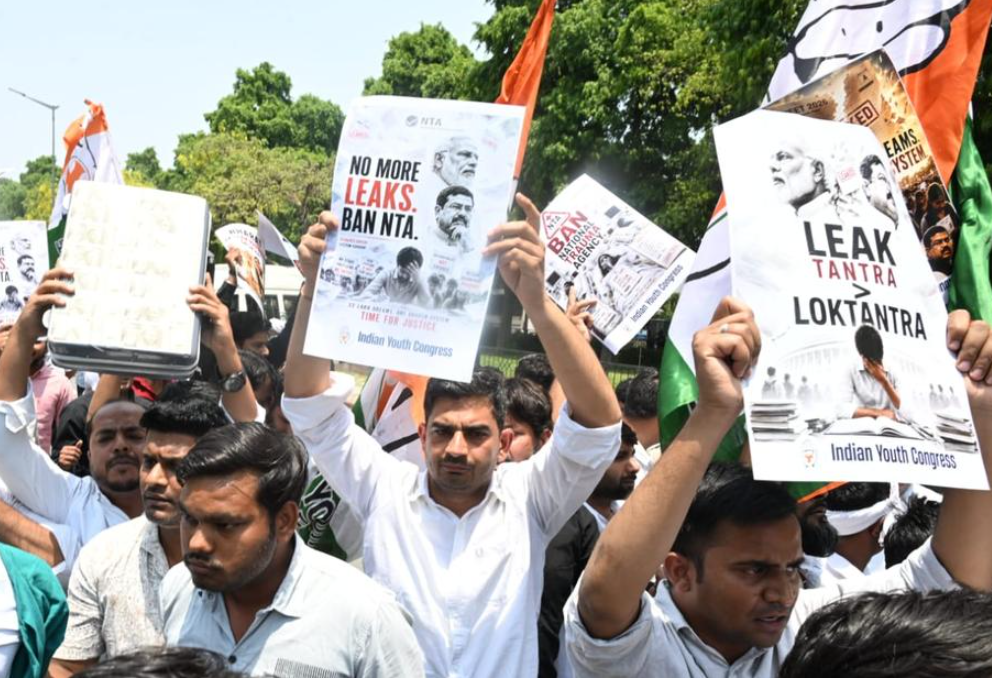 Congress Targets Centre Over NEET Row, Claims 15 Student Deaths Linked to Paper Leak Crisis