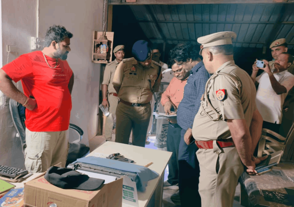 DM And SP Lead Crackdown Against Illegal Mining In Amroha