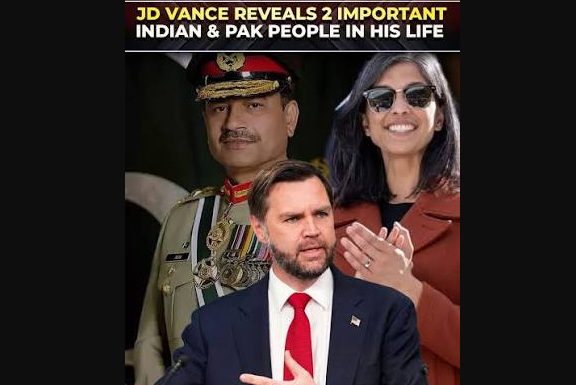 JD Vance Names Usha Vance And Asim Munir As Two Most Important People In His Life