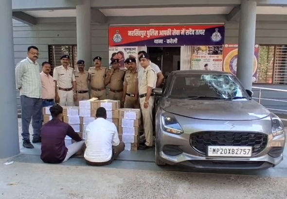 Kareli Police Seize Illegal Liquor Worth ₹8.40 Lakh Under Operation Eagle Claw