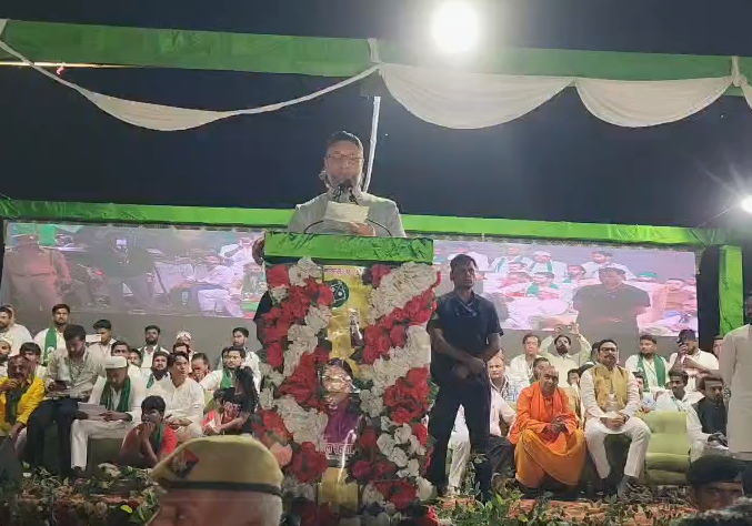 Owaisi Kicks Off 2027 UP Poll Campaign, Declares Shaukat Ali As Matera Candidate