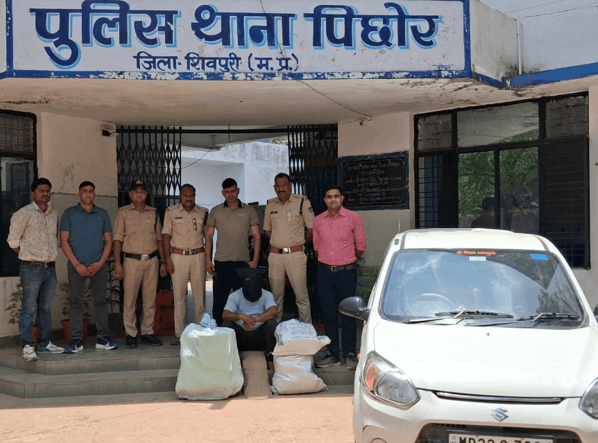 Pichhore Police Seize 63 Litres Of Illegal Liquor, Accused Arrested