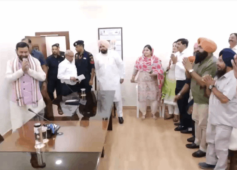 Several Leaders Join BJP In Presence Of Haryana CM Nayab Singh Saini