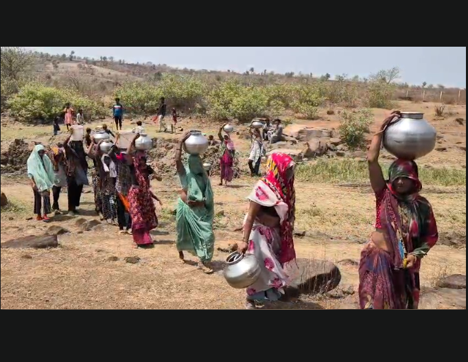 Villagers Depend On Water Tankers As Tap Water Scheme Remains Defunct For Four Years