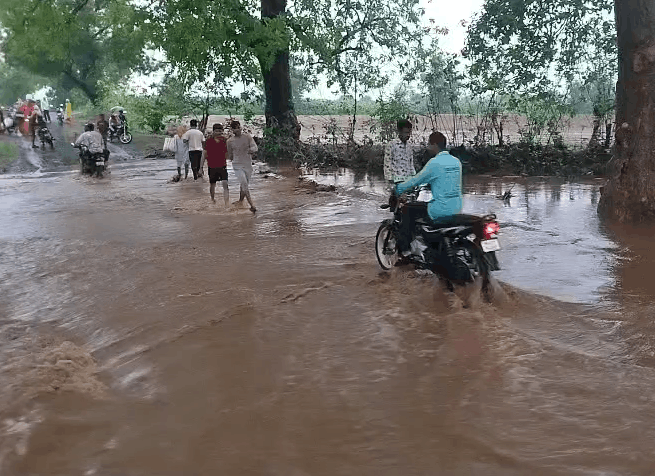 Villagers Risk Lives Crossing Flooded Bridge, Demand Permanent Solution