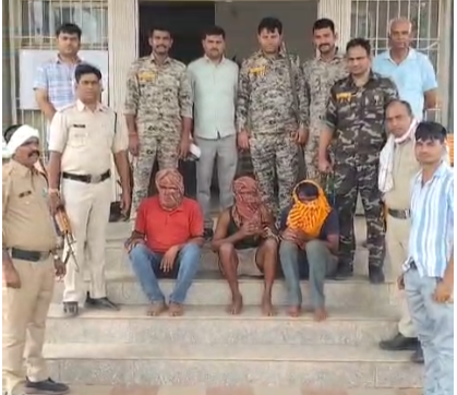Three Arrested, Including ₹50,000 Rewarded Criminal, In ₹25 Lakh Councillor House Theft Case