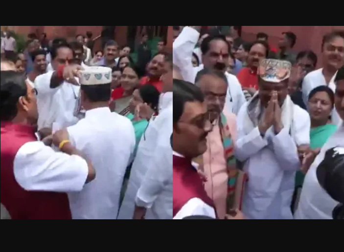 Dharmendra Pradhan Receives Warm Welcome in Parliament After Resignation