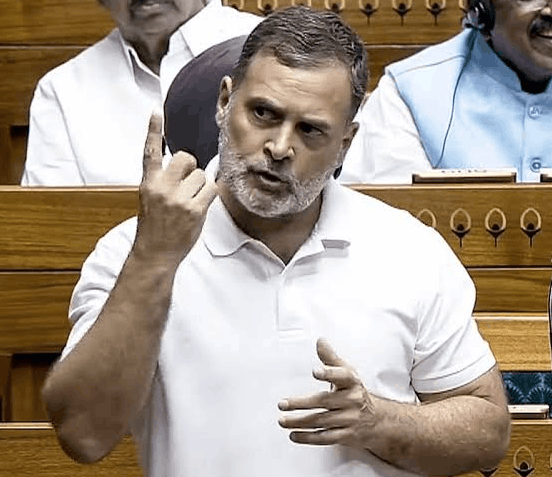 Rahul Gandhi Demands Clarification from Amit Shah, Remarks Trigger Uproar in Parliament