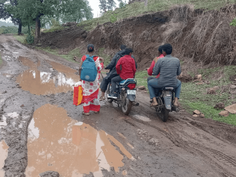 Rain-Damaged Baretha-Kasiya Road Turns Dangerous, Villagers Demand Immediate Repairs