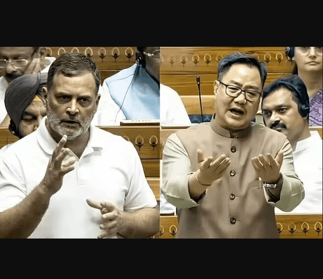 Rahul Gandhi’s Remarks Trigger Uproar in Lok Sabha, Government and Opposition Clash