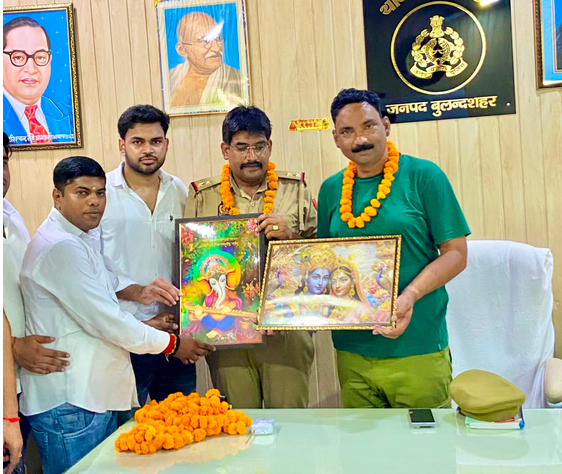 National Bajrang Dal Honours Gulawathi Police for Peaceful Kanwar Yatra