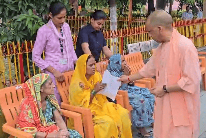 CM Yogi Hears Grievances of 200 People at Janata Darshan in Gorakhpur