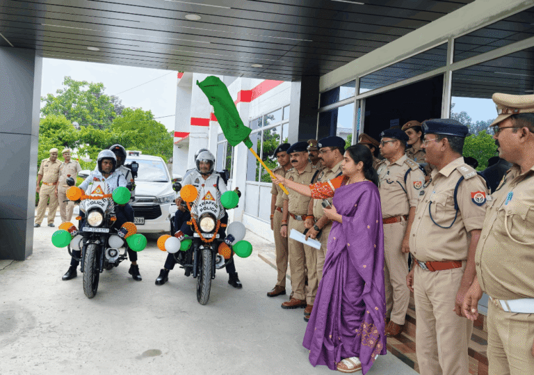 Ambedkar Nagar Police Launches Interceptor Bikes to Strengthen Road Safety Enforcement