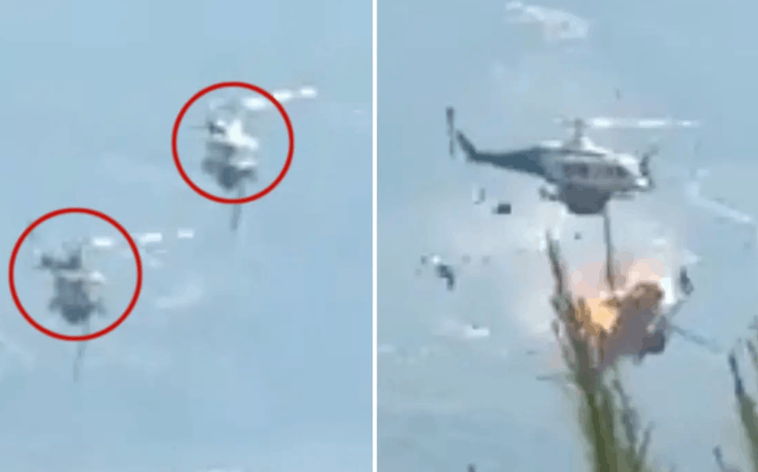 Two Firefighting Helicopters Collide Mid-Air in Greece, Two Killed